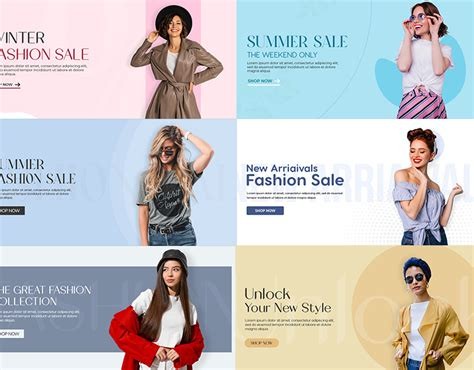 Portfolio Banner showing exquisite women's fashion